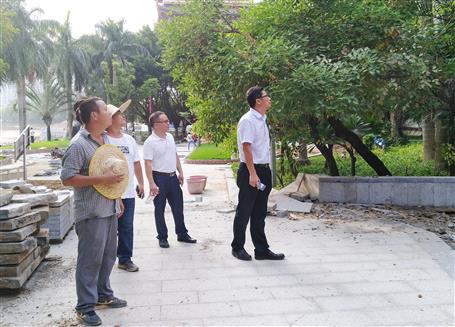 歐志永到邕江綜合整治和開(kāi)發(fā)利用提升項(xiàng)目調(diào)研