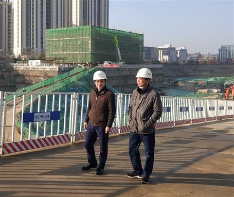 陶禮智到基礎(chǔ)分公司西安片區(qū)項目調(diào)研指導工作