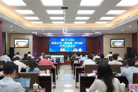 集團(tuán)公司“穩(wěn)業(yè)績、防風(fēng)險”專題工作會議召開