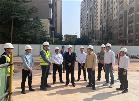 蒙勝益到項目開展安全生產(chǎn)質量綜合大檢查