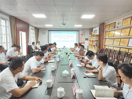 蒙勝益到第十分公司調(diào)研指導工作