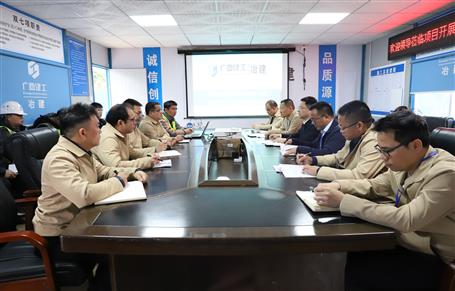 賴海標到桂華分公司項目開展一季度暨復工復產(chǎn)綜合大檢查