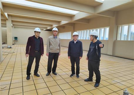 廖立波、何勇到項目開展一季度暨復(fù)工復(fù)產(chǎn)綜合大檢查