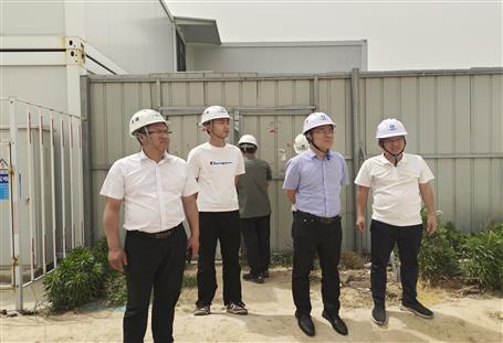 廖立波到第八分公司承建項目調(diào)研指導(dǎo)工作